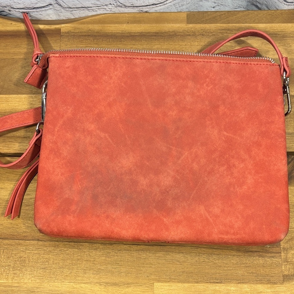 Free People Bold Coral Crossbody Bag - Picture 10 of 12